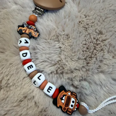 Attache tétine cars 